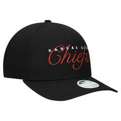 Kansas City Chiefs New Era Women's Metallic 9FORTY M-Crown A-Frame Adjustable Hat - Black discount