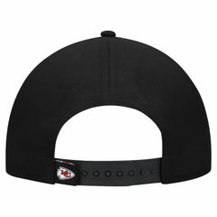 Kansas City Chiefs New Era Women's Metallic 9FORTY M-Crown A-Frame Adjustable Hat - Black discount