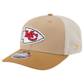 Kansas City Chiefs New Era Two-Tone Trucker 9SEVENTY Adjustable Hat - Light Beige online