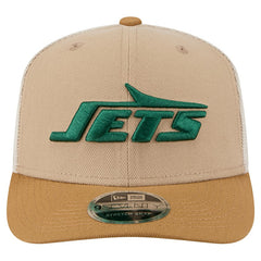 New York Jets New Era Two-Tone Trucker 9SEVENTY Adjustable Hat - Light Beige discount