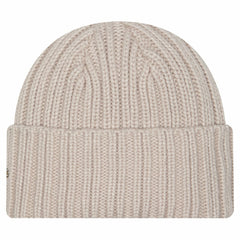 Cleveland Browns New Era Logo Applique Cuffed Knit Hat - Light Beige discount