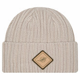 Miami Dolphins New Era Logo Applique Cuffed Knit Hat - Light Beige cheap