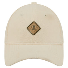 Green Bay Packers New Era Women's Comfy 9FORTY Adjustable Hat - Cream online
