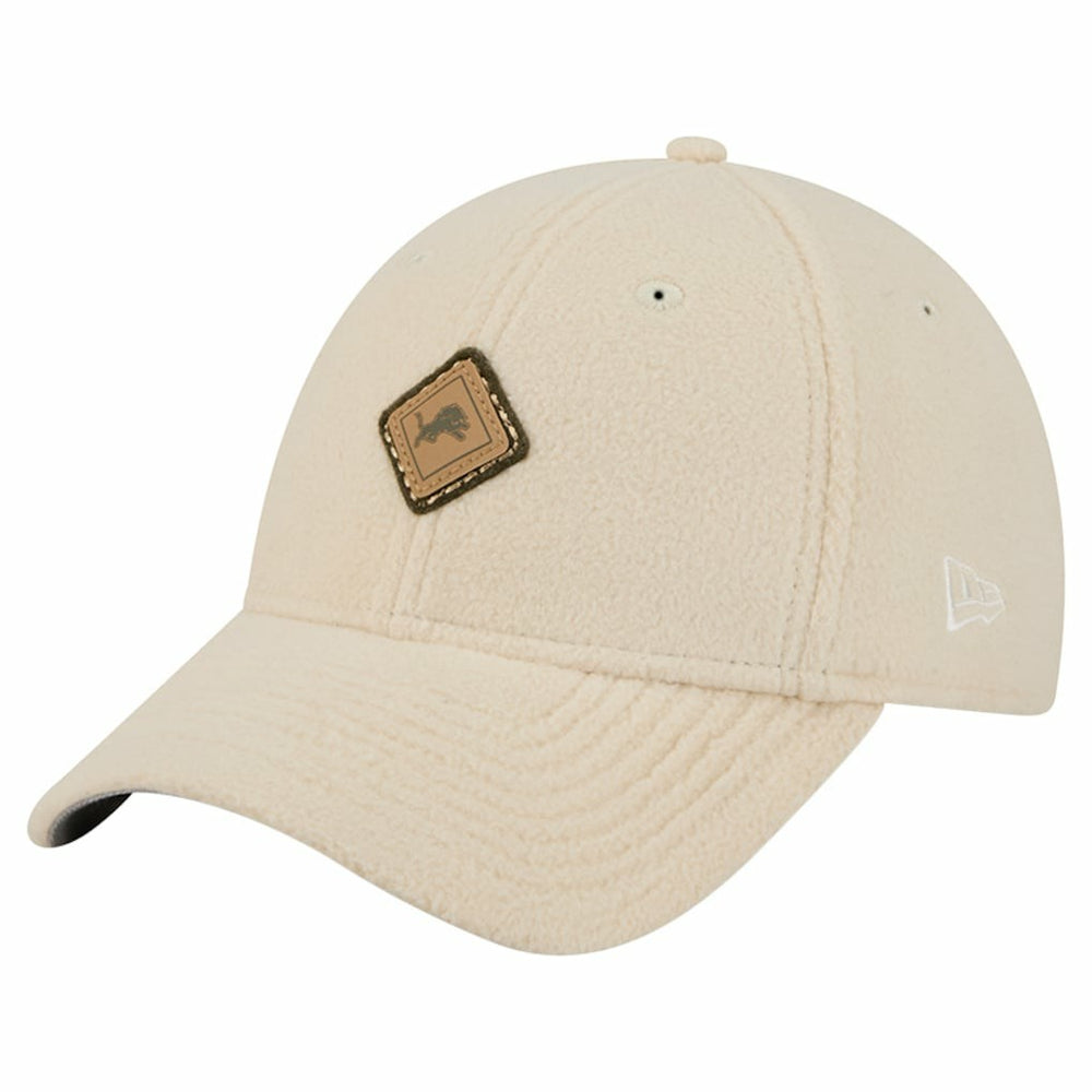 Detroit Lions New Era Women's Comfy 9FORTY Adjustable Hat - Cream sale