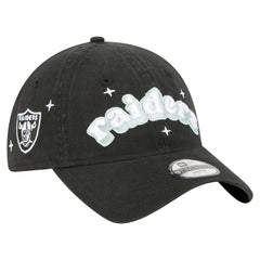 Las Vegas Raiders New Era Girls Youth Cheer 9TWENTY Adjustable Hat - Black cheap