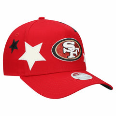 San Francisco 49ers New Era Women's Stardom A-Frame 9FORTY Adjustable Hat - Scarlet on sale