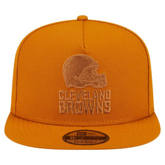 Cleveland Browns New Era Color Pack A-Frame 9FIFTY Snapback Hat - Brown cheap