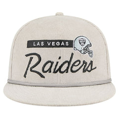 Las Vegas Raiders New Era Cord Rope Corduroy 9FIFTY Snapback Hat - Gray for sale