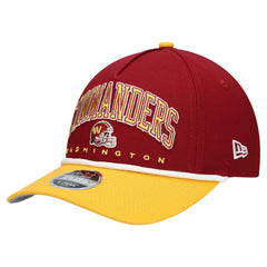 Washington Commanders New Era Youth Arch COOLERA 9FORTY A-Frame Adjustable Hat - Burgundy/Gold outlet
