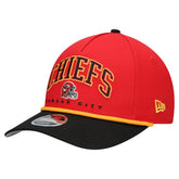 Kansas City Chiefs New Era Youth Arch COOLERA 9FORTY A-Frame Adjustable Hat - Red/Black for sale