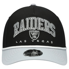Las Vegas Raiders New Era Youth Arch COOLERA 9FORTY A-Frame Adjustable Hat - Black/Silver online