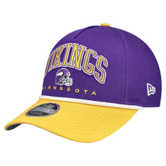 Minnesota Vikings New Era Youth Arch COOLERA 9FORTY A-Frame Adjustable Hat - Purple/Gold discount