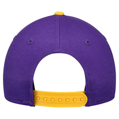 Minnesota Vikings New Era Youth Arch COOLERA 9FORTY A-Frame Adjustable Hat - Purple/Gold discount
