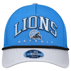 Detroit Lions New Era Youth Arch COOLERA 9FORTY A-Frame Adjustable Hat - Blue/Gray online