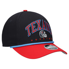 Houston Texans New Era Youth Arch COOLERA 9FORTY A-Frame Adjustable Hat - Navy/Red cheap