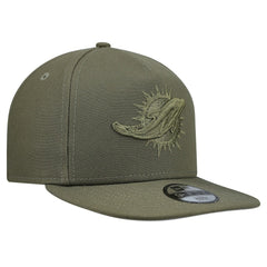 Miami Dolphins New Era Youth Color Pack A-Frame 9FIFTY Snapback Hat - Olive discount