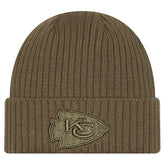 Kansas City Chiefs New Era Youth Color Pack Cuffed Knit Hat - Olive cheap