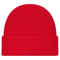 Kansas City Chiefs New Era Youth Waffle Cuffed Knit Hat - Red for sale