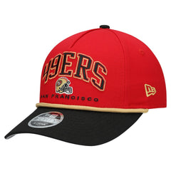 San Francisco 49ers New Era Preschool Arch COOLERA 9FORTY A-Frame M-Crown Adjustable Hat - Scarlet/Gold for sale