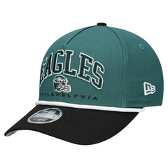 Philadelphia Eagles New Era Preschool Arch COOLERA 9FORTY A-Frame M-Crown Adjustable Hat - Green/Black online