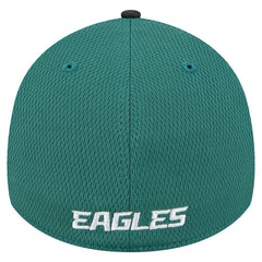 Philadelphia Eagles New Era Visor Hit 39THIRTY Flex Hat - Midnight Green on sale