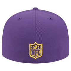 Minnesota Vikings New Era Break 59FIFTY Fitted Hat - Purple/Gold online
