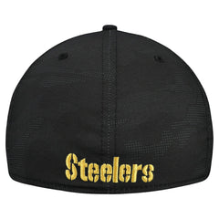 Pittsburgh Steelers New Era Tonal Camo 39THIRTY Stretch Fit Hat - Black sale