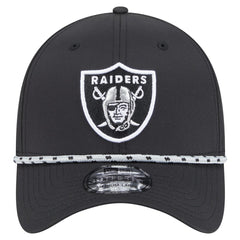 Las Vegas Raiders New Era Perforated 39THIRTY Flex Hat - Black on sale