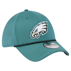 Philadelphia Eagles New Era Perforated 39THIRTY Flex Hat - Midnight Green online