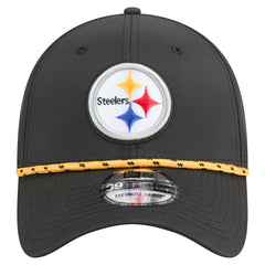 Pittsburgh Steelers New Era Perforated 39THIRTY Flex Hat - Black sale