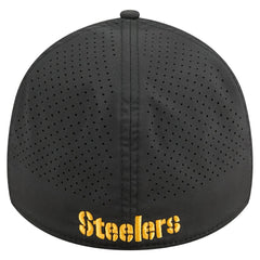 Pittsburgh Steelers New Era Perforated 39THIRTY Flex Hat - Black sale