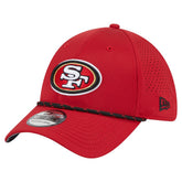 San Francisco 49ers New Era Perforated 39THIRTY Flex Hat - Scarlet sale