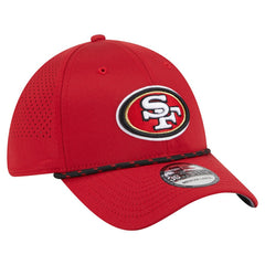 San Francisco 49ers New Era Perforated 39THIRTY Flex Hat - Scarlet sale