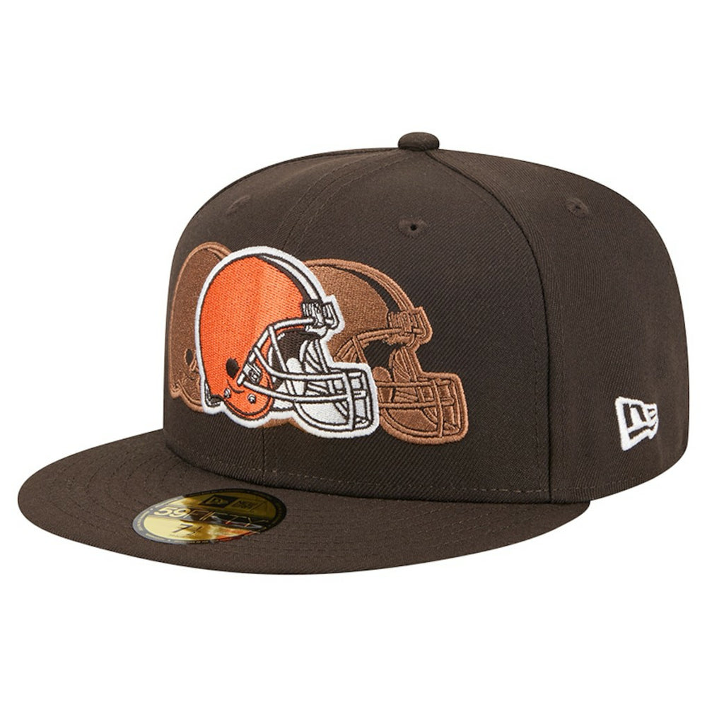 Cleveland Browns New Era Tri-Hit 59FIFTY Fitted Hat - Brown for sale