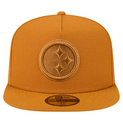 Pittsburgh Steelers New Era Color Pack A-Frame 59FIFTY Fitted Hat - Brown outlet