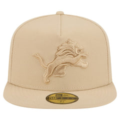 Detroit Lions New Era Color Pack A-Frame 59FIFTY Fitted Hat - Light Beige sale