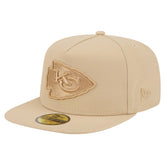 Kansas City Chiefs New Era Color Pack A-Frame 59FIFTY Fitted Hat - Light Beige discount