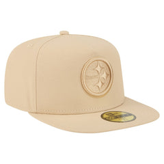Pittsburgh Steelers New Era Color Pack A-Frame 59FIFTY Fitted Hat - Beige online