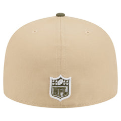 New York Jets New Era Color Pack A-Frame 59FIFTY Fitted Hat - Light Beige/Olive online