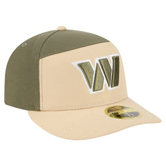 Washington Commanders New Era Two-Tone Color Pack Split Panel 59FIFTY Fitted Hat - Light Beige/Olive discount