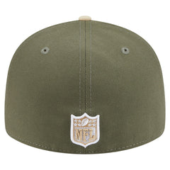 New York Jets New Era Two-Tone Color Pack Split Panel 59FIFTY Fitted Hat - Light Beige/Olive cheap