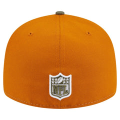 Philadelphia Eagles New Era Two-Tone Color Pack Split Panel 59FIFTY Fitted Hat - Olive/Brown for sale