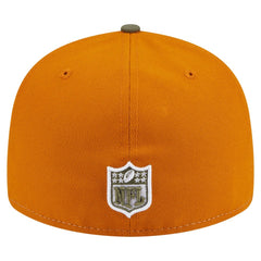 Pittsburgh Steelers New Era Two-Tone Color Pack Split Panel 59FIFTY Fitted Hat - Olive/Brown discount