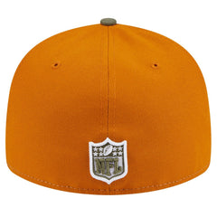 Las Vegas Raiders New Era Two-Tone Color Pack Split Panel 59FIFTY Fitted Hat - Olive/Brown discount