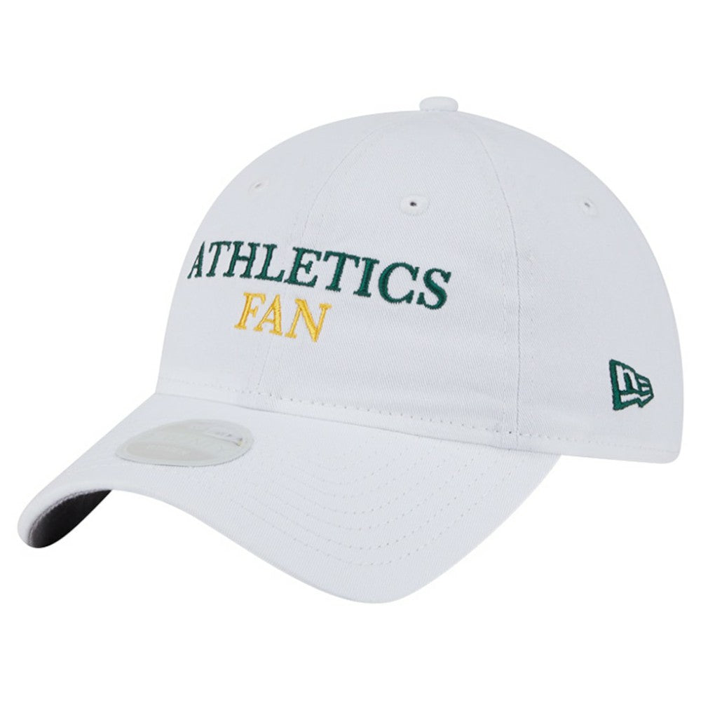 Athletics Women's Team Fan 9TWENTY Adjustable Hat White
