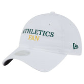 Athletics Women's Team Fan 9TWENTY Adjustable Hat White
