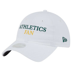 Athletics Women's Team Fan 9TWENTY Adjustable Hat White
