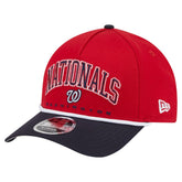 Washington Nationals Arch 9FORTY A-Frame M-Crown Adjustable Hat Red/Navy