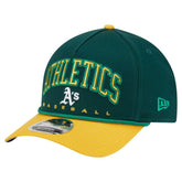 Athletics Arch 9FORTY A-Frame M-Crown Adjustable Hat Green/Gold