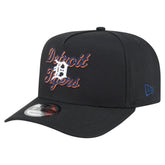 Detroit Tigers Chainstitch 9FIFTY A-Frame Snapback Hat Black
